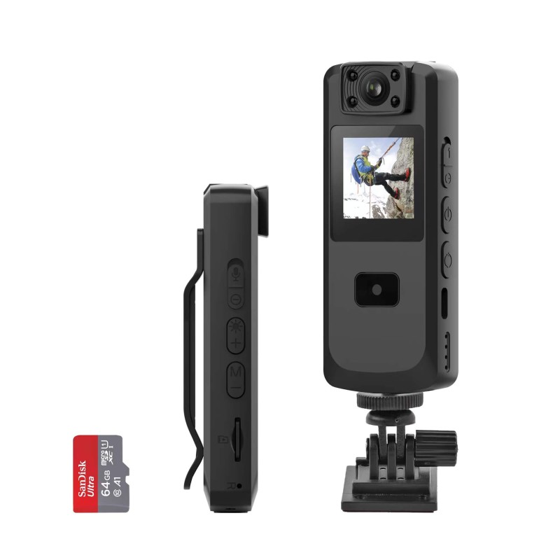 Fotocamera con schermo di rilevamento del movimento Full HD da 10 ore