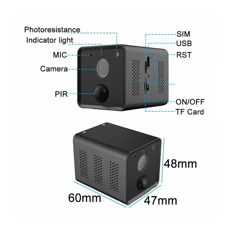 Caméra 4G détection de mouvement longue autonomie