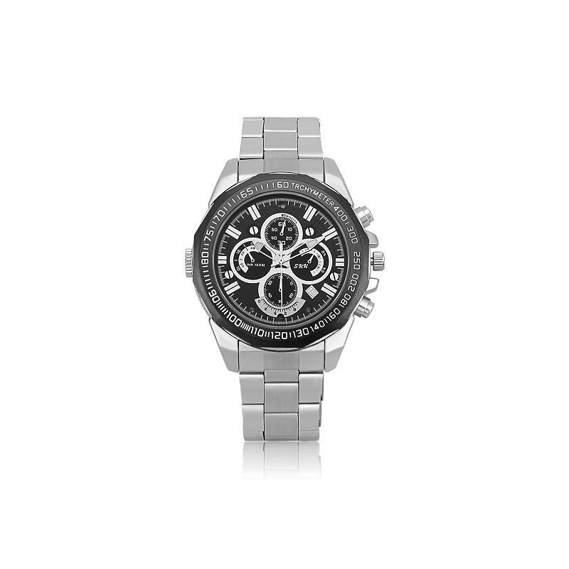 Metalen Horloge met Full HD Camera, Nachtzicht en Ingebouwde Microfoon