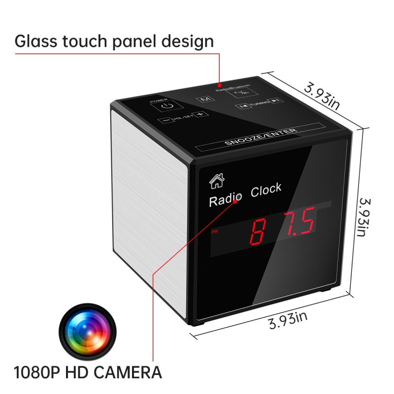 Fotocamera Wi-Fi - Orologio - Altoparlante Bluetooth