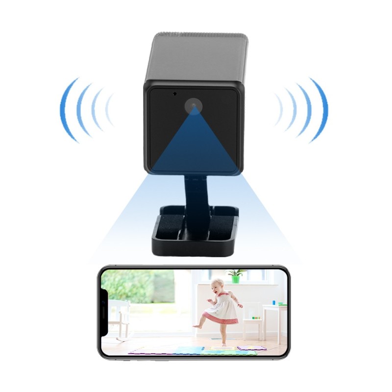 Telecamera Wi-Fi impermeabile con lunga autonomia in standby e rilevamento di movimento