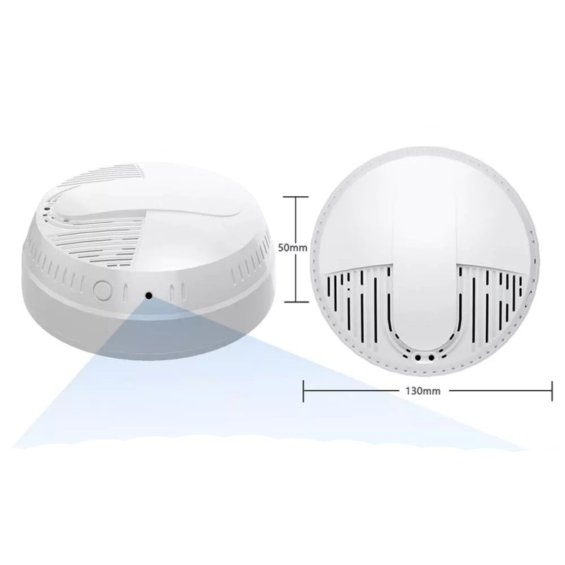 Telecamera WiFi Full HD Rilevatore di Fumo Rilevatore di Movimento