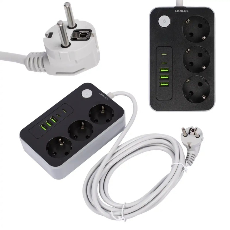 Telecamera WiFi Full HD in Ciabatta e Porte USB