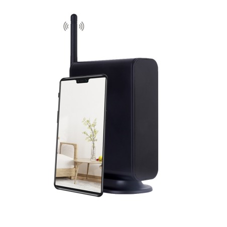 WiFi-router met Full HD-camera en Bewegingsdetectie