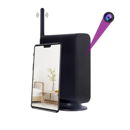 WiFi-router met Full HD-camera en Bewegingsdetectie