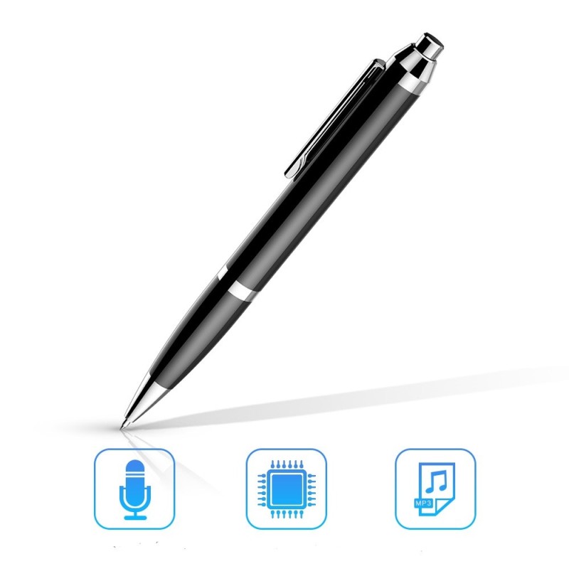 Bolígrafo Grabadora de Audio con Detección de Sonido – 20 Horas