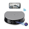 Caméra WiFi Full HD dans réveil avec chargeur à induction