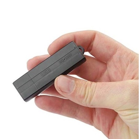 Grabadora de Voz USB con Detección de Sonido – hasta 25 Días y 288 Horas