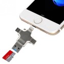 Micro SD-kaartlezer compatibel met iPhone en Android