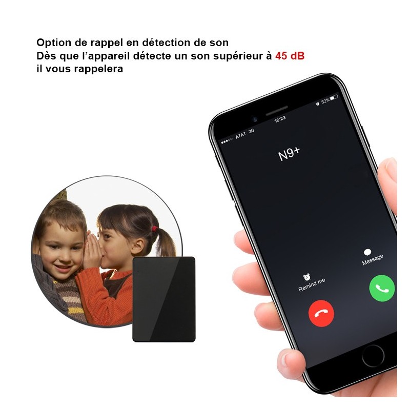 Micro GSM remote listening with GPS location