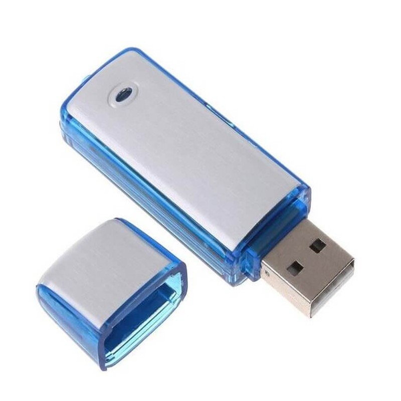 Dictafoon audiorecorder usb-sleutel 20 uur batterijduur