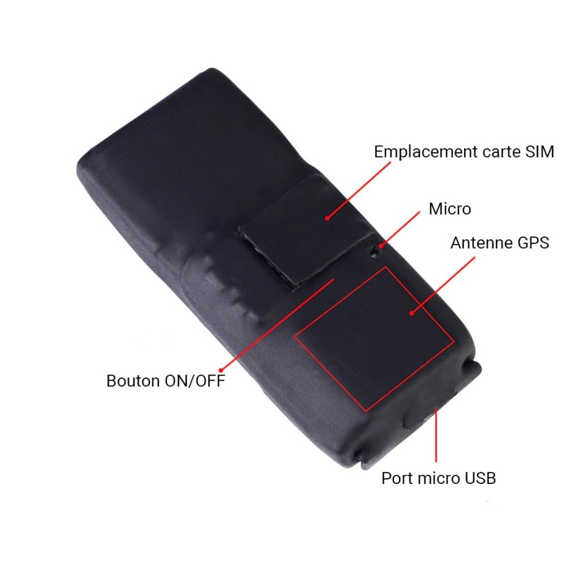 Mini GPS tracker met afstandsbediening microfoon 10 dagen