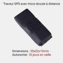 Mini GPS tracker met afstandsbediening microfoon 10 dagen